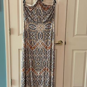 Cynthia Rowley Tie Dyed Maxi Dress Size XL